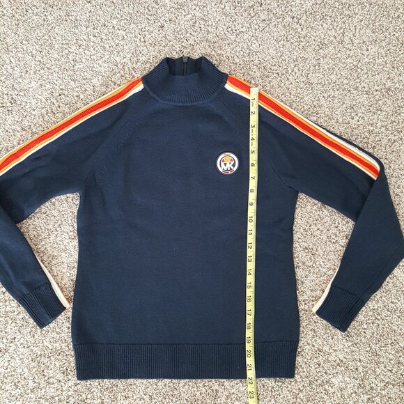 Exclusive Collab Michael Kors X Ellesse Merino Wool Mock-Neck Sweater Apres Ski - Picture 9 of 14